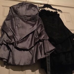 💎2for1 Strapless Dress Gray 16W & Black by Snap💎